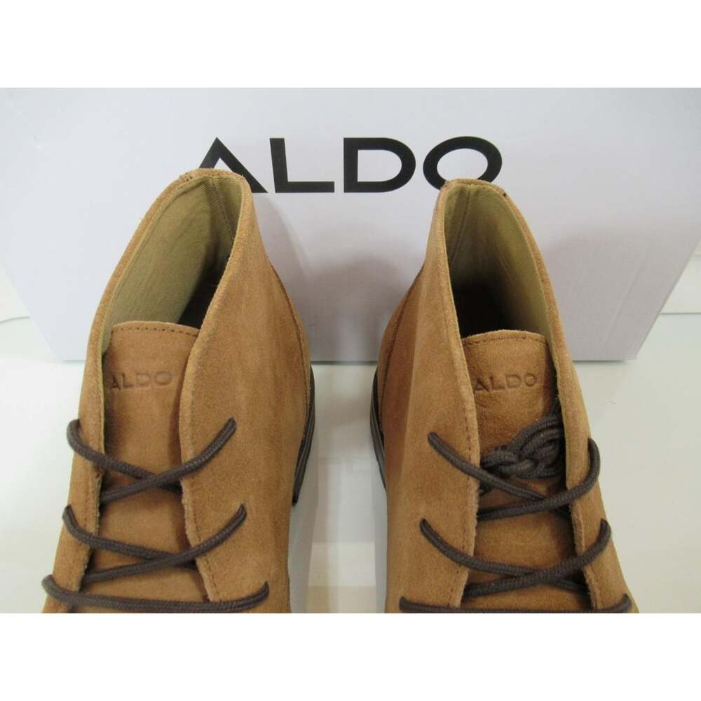 Men's Aldo Kenora Ankle Chukka Lace Up Boots Casual Chestnut Suede Size 10.5 - Picture 5 of 8